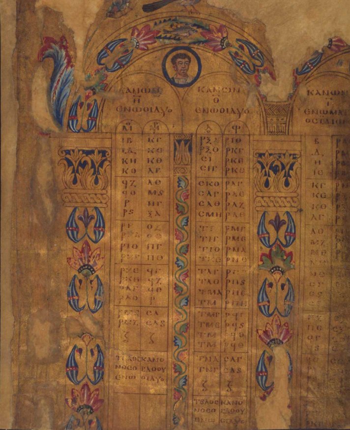 yzantine manuscript page